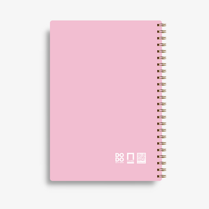 Premium Bucket List Journal - Baby Pink - Fillable Templates - Made In UAE - A5 Size
