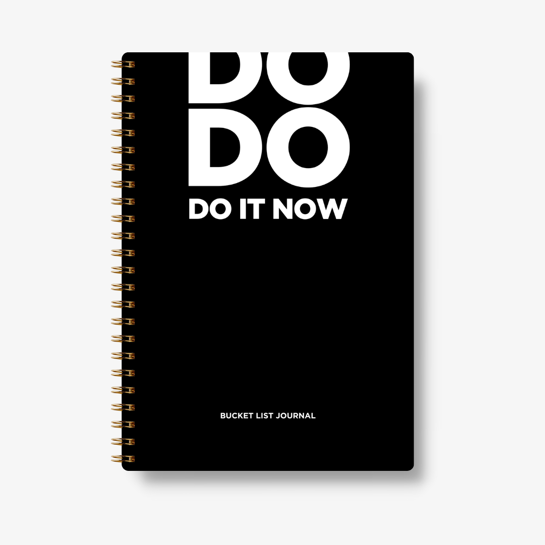 Bucket List Journal - Midnight Black - Fillable Templates - A5 Size