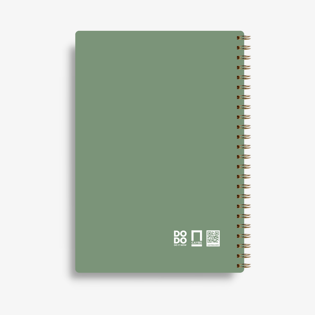 Bucket List Journal - Pastel Green - Fillable Templates - A5 Size