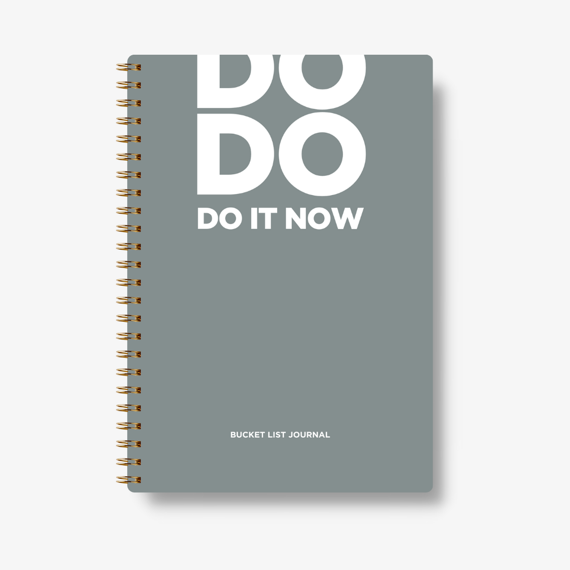 Bucket List Journal - Pastel Grey - Fillable Templates - A5 Size