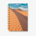 Premium Spiral Plain Notebook - Desert and Sky Printed Cover - A5 Size, Made In UAE
