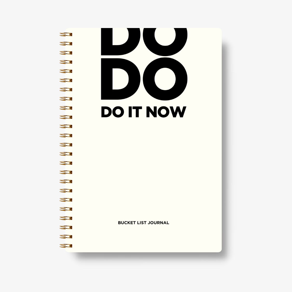 Bucket List Journal - Ivory White - Fillable Templates - A5 Size